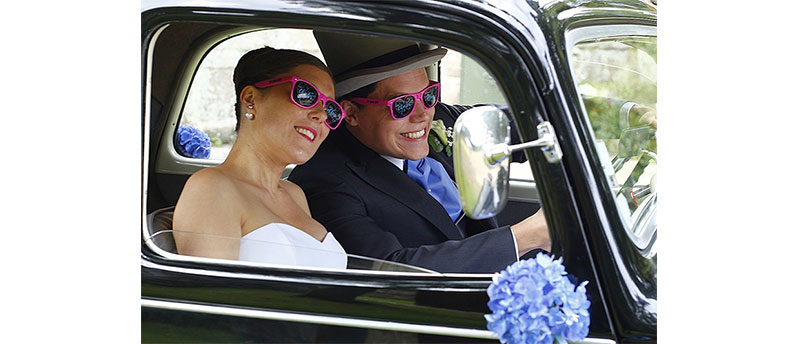 Lunette personnalisée pour votre mariage