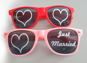 Lunette personnalisable mariage impression directe