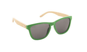 Lunette de soleil bambou verte