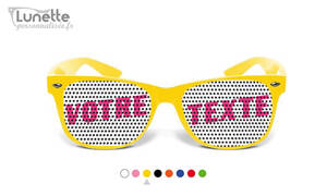 Lunette mariage jaune