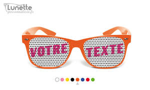 Lunette mariage orange