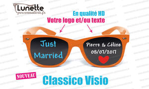 Lunette personnalisée visio orange