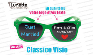 Lunette personnalisée visio verte